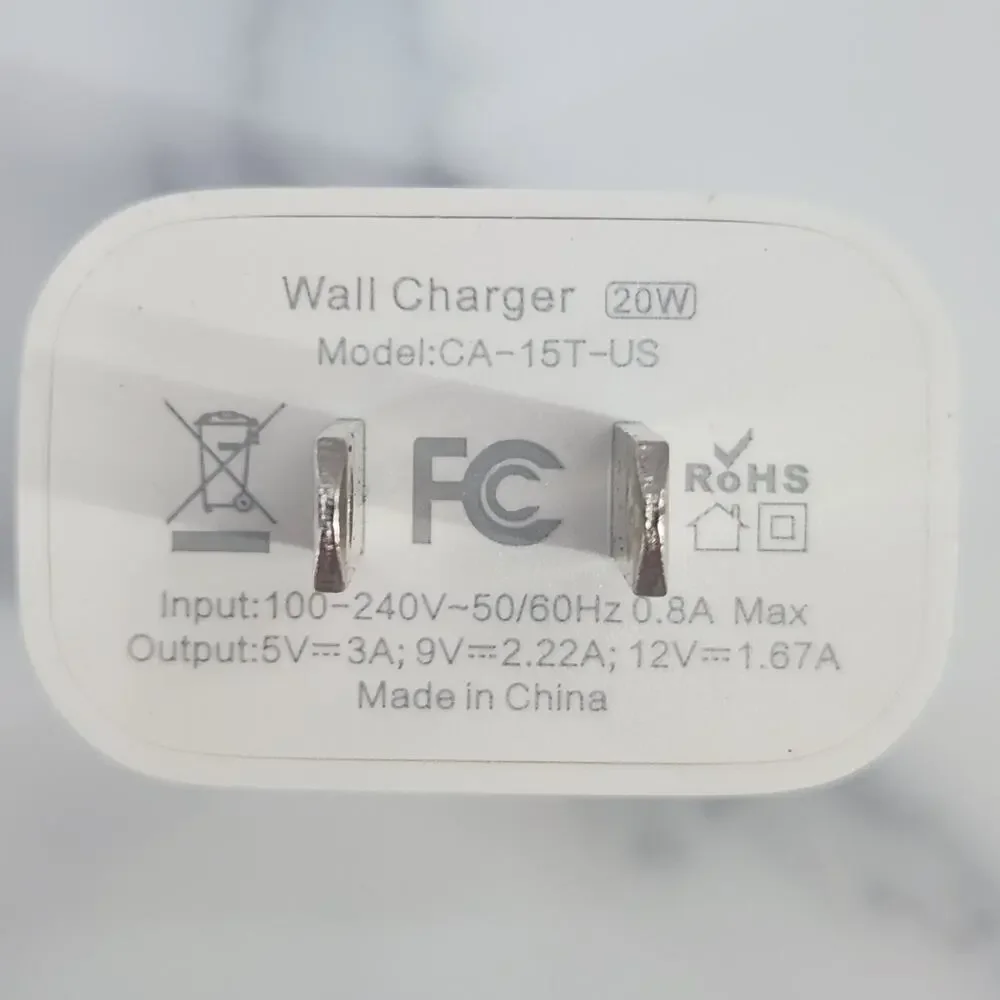 Box of 3 Premium Charging Cables, High-Speed USB-C White 6 Ft Braided Cord